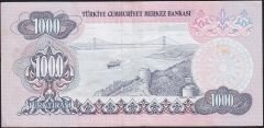 6.Emisyon 2.Tertip 1000 Lira D70 543355 Çok Temiz+