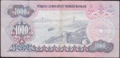6.EMİSYON 2.TERTİP 1000 LİRA C68 965449 ÇOK TEMİZ +