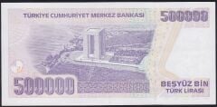 7.Emisyon 4.Tertip 500000 Lira L83 411144 Ççt Çilaltı