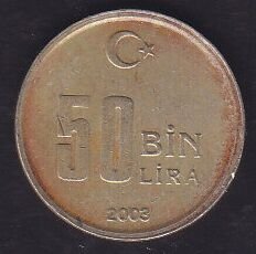 2003 Yılı 50.000 Lira