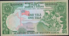 Western Samoa 1 Tala 1980 Çil Pick 19