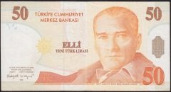8.Emisyon 50 YTL C21 458736 Çok Temiz +