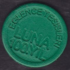 Luna 100.yıl Lunapark Jetonu Yeşil