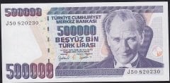 7.Emisyon 4.Tertip 500000 Lira J50 820230 Çilaltı