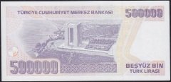 7.Emisyon 4.Tertip 500000 Lira J50 820230 Çilaltı