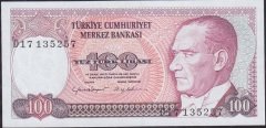 7.Emisyon 2.Tertip 100 Lira D17 135257 Çil