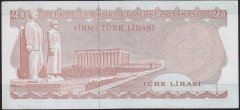 6.EMİSYON 3.TERTİP 20 LİRA F76 888569 ÇÇT +