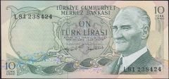 6.Emisyon 2.Tertip 10 Lira L81 238424 Çilaltı