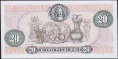 Kolombiya 20 Pesos 1983 Çil Pick 409