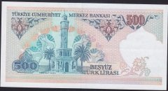 7.EMİSYON 2.TERTİP 500 LİRA D11 641008 ÇÇT +