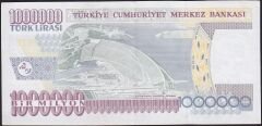 7.Emisyon 3.Tertip 1 000 000 Lira P56 625882 Çok Çok Temiz+