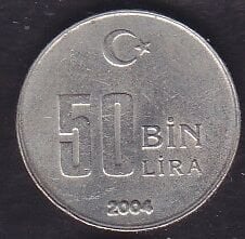 2004 Yılı 50.000 Lira