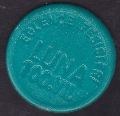 Luna 100.yıl Lunapark Jetonu Turkuaz