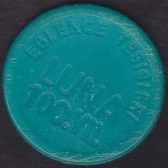 Luna 100.yıl Lunapark Jetonu Turkuaz