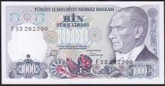 7.Emisyon 2.Tertip 1000 Lira F33 262300 Çil