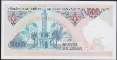 7.EMİSYON 2.TERTİP 500 LİRA D12 260444 ÇİL
