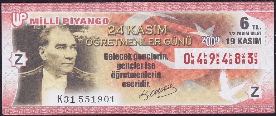 2009 19 Kasım Yarım Bilet - Z Serisi