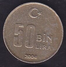 2004 Yılı 50.000 Lira
