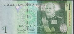 Tonga 1 Paanga 2008 Çil Pick 37 ( 444 )