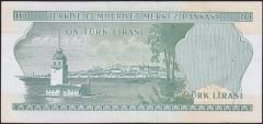 6.Emisyon 2.Tertip 10 Lira L03 285086 Çok Çok Temiz
