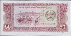 Laos 50 Kip 1979 Çil Pick 29