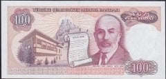 7.Emisyon 1.Tertip 100 Lira C52 008391 Çilaltı