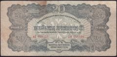 Macaristan 20 Pengo 1944 Temiz