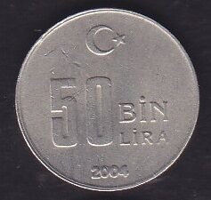 2004 Yılı 50.000 Lira