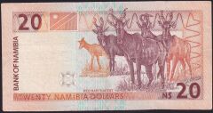 Namibya 20 Dolar 2002 Çok Temiz+ Pick 6b