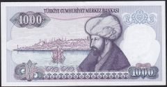 7.Emisyon 2.Tertip 1000 Lira F22 301085 Çilaltı