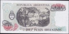 Arjantin 10 Pesos 1983-1985 Çil Pick 313a
