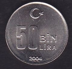 2004 Yılı 50.000 Lira Çil