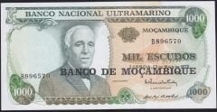Mozambik 1000 Escudos 1976 Çilaltı Çil Pick 119