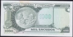 Mozambik 1000 Escudos 1976 Çilaltı Çil Pick 119