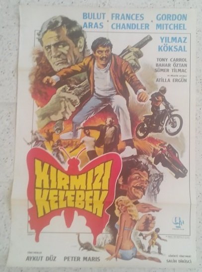BULUT ARAS - KIRMIZI KELEBEK - ÇİZİM AFİŞ
