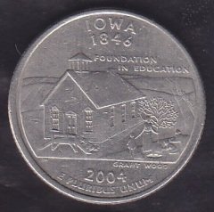 Amerika Çeyrek Dolar 2004 Hatıra Iowa