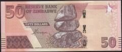 Zimbabwe 50 Dolar 2020 Çilaltı Çil AA