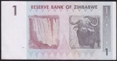 Zimbabwe 1 Dolar 2007 Çilaltı Pick 65