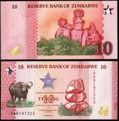Zimbabwe 10 Zig 2026 Çil Pick 115