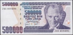 7.Emisyon 4.Tertip 500000 Lira J41 468406 Çilaltı