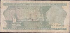 6.Emisyon 2.Tertip 10 Lira L65 293107 Çok Temiz