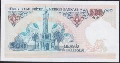 7.EMİSYON 2.TERTİP 500 LİRA D25 342029 ÇİL