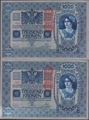 Avusturya Macaristan 1000 Kronen 1902 Seri Takipli Çil