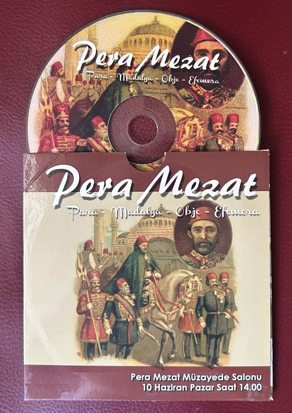 Pera Mezat Müzayede kataloğu  ( CD ) 10 Haziran 2015 Karma Eserler Müzayedesi