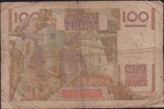 Fransa 100 Frank 1952 Temiz