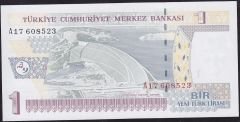 8.Emisyon 1 YTL A17 608523 Çil