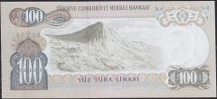 6.Emisyon 2.Tertip 100 Lira F41 024464 Ççt Çilaltı