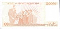 7.Emisyon 3.Tertip 100000 Lira H67 576222 Çil