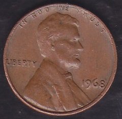 Amerika 1 Cent 1968