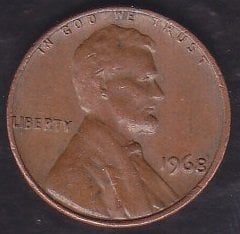 Amerika 1 Cent 1968